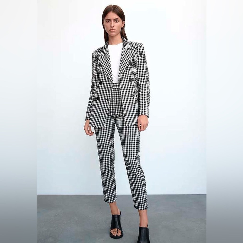 Zara Gingham Suit!